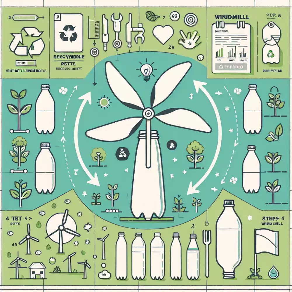 větrník z pet lahve