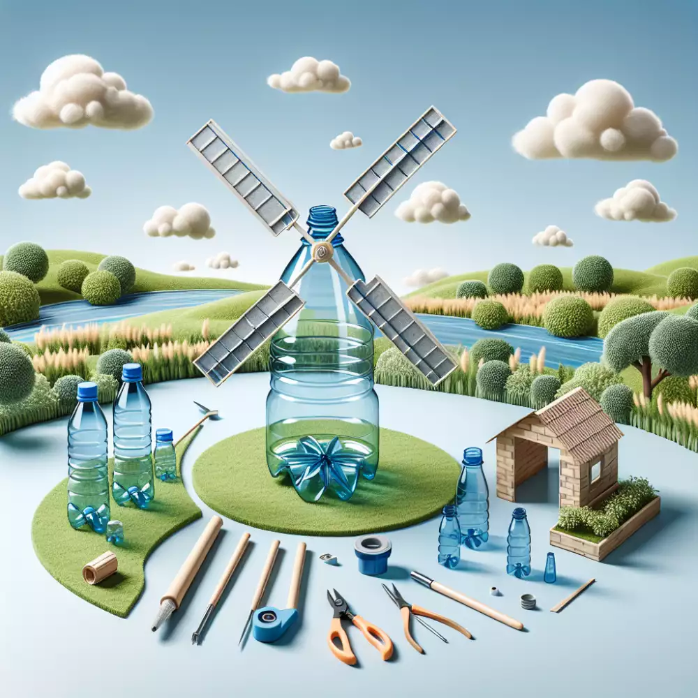 větrník z pet lahve