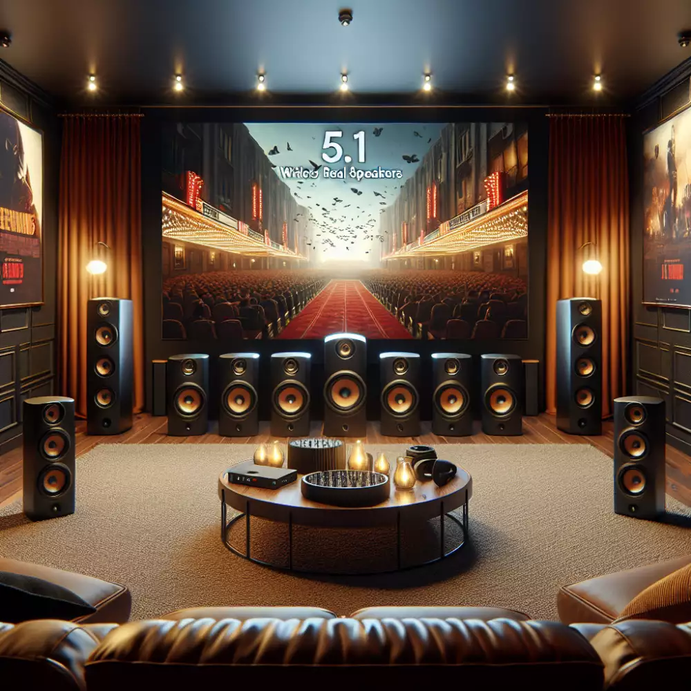domácí kino 5.1 bezdrátové zadní reproduktory