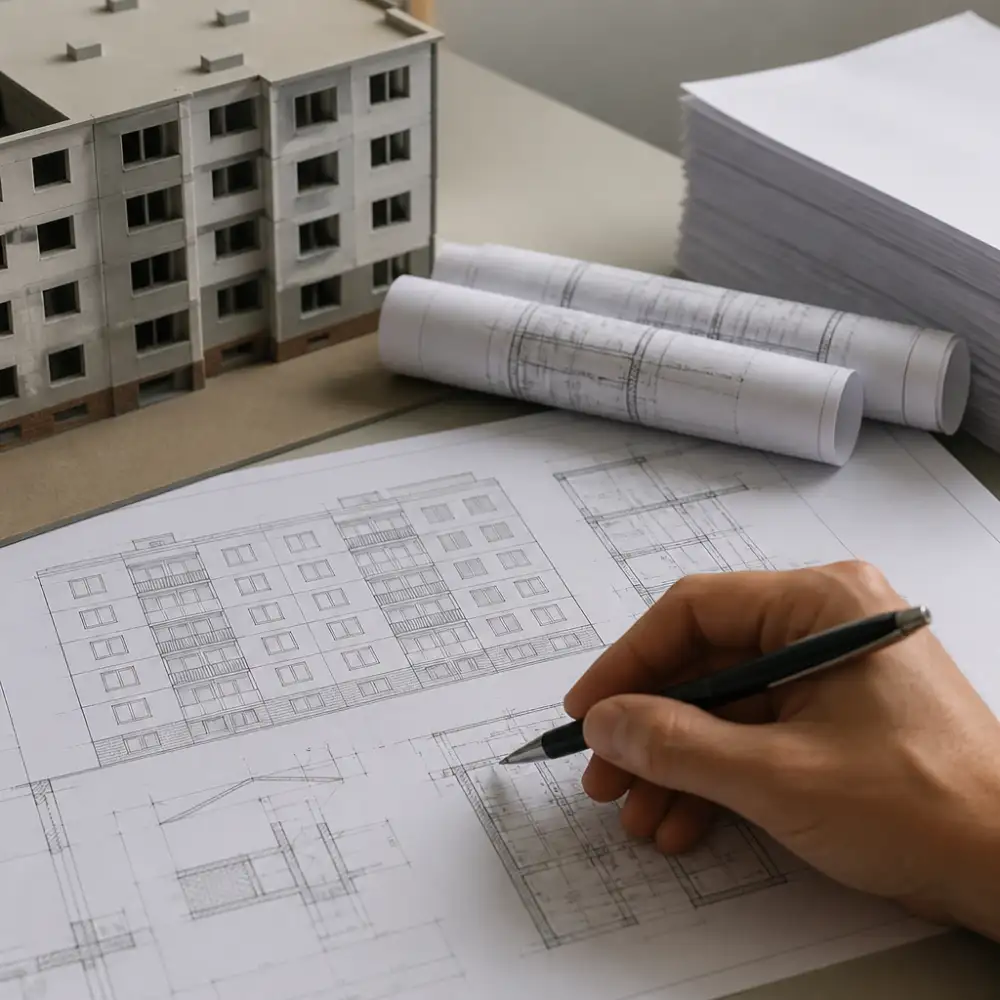 projekt rekonstrukce panelového domu