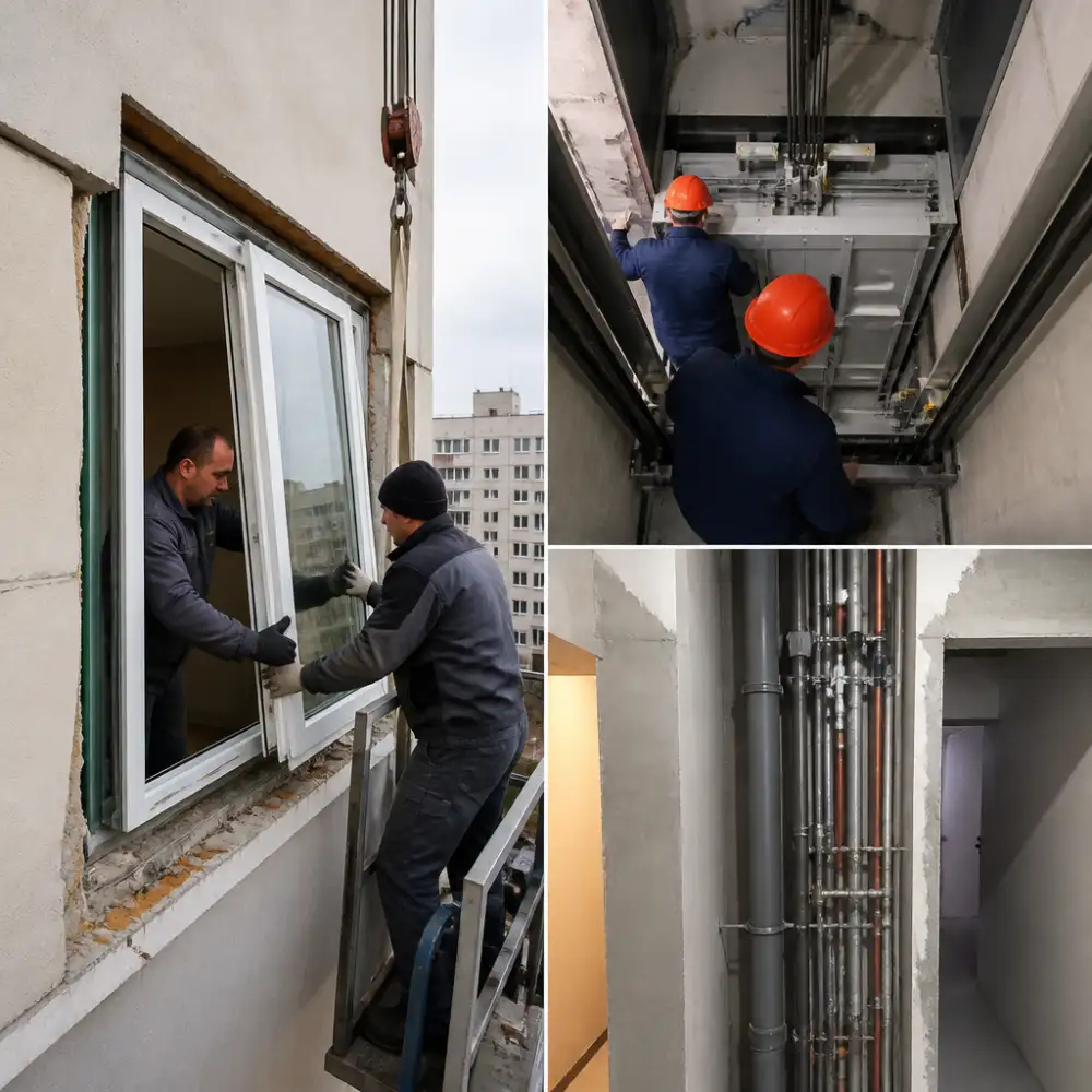 projekt rekonstrukce panelového domu